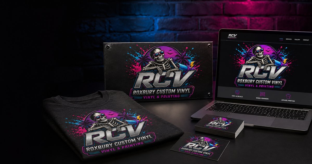 Brand Consistency 101: Making Sure Your Shirts, Signs, and Website Match — Roxbury Custom Vinyl, Randolph, NJ