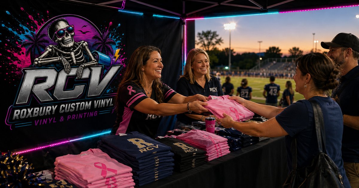 How Local Teams and Booster Clubs Turn Spirit Wear Into Real Fundraising Dollars — Roxbury Custom Vinyl, Succasunna, NJ