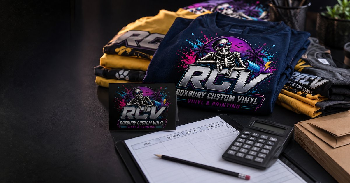How Much Should You Charge for Fundraiser Apparel? A Pricing Walkthrough — Roxbury Custom Vinyl, Rockaway, NJ