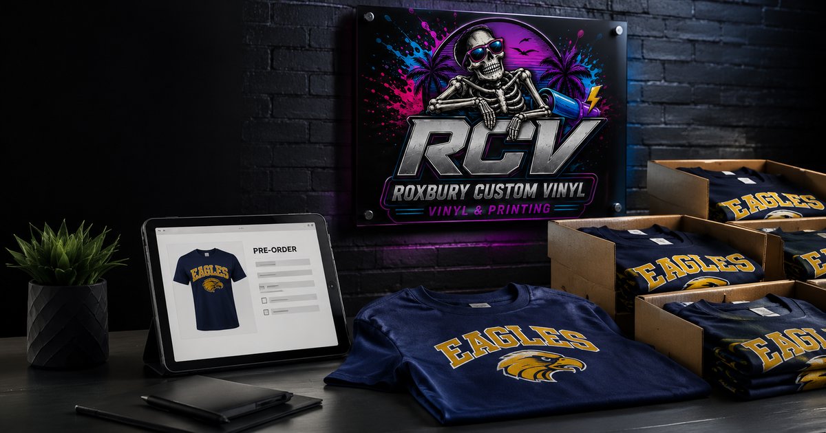 Pre-Sale vs. Bulk Order: Two Ways to Run a Spirit Wear Fundraiser — Roxbury Custom Vinyl, Succasunna, NJ