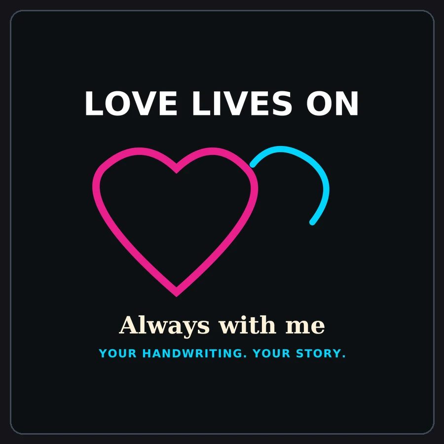 Love Lives On original print artwork concept by RCV
