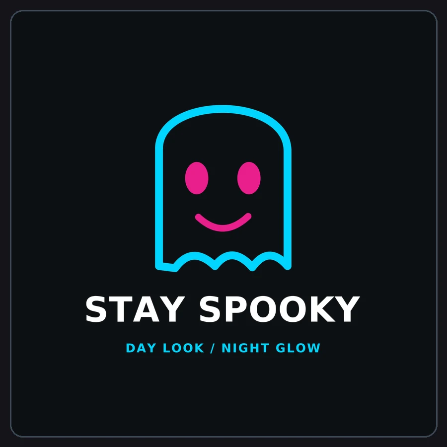Stay Spooky original print artwork concept by RCV