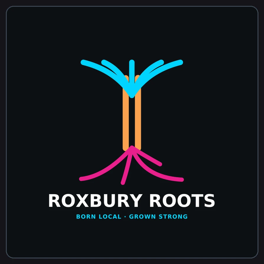 Roxbury Roots original print artwork concept by RCV